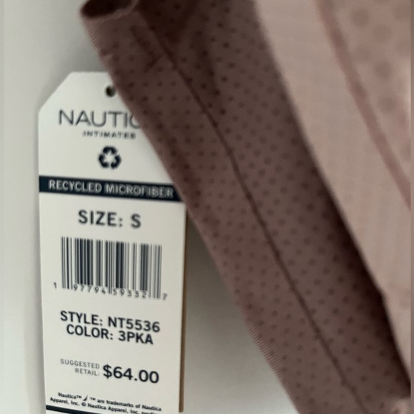 Nautica No Show Support Smooth Silky Perforated Laser Cut Tech Sealed 3pc Bras - Picture 12 of 12